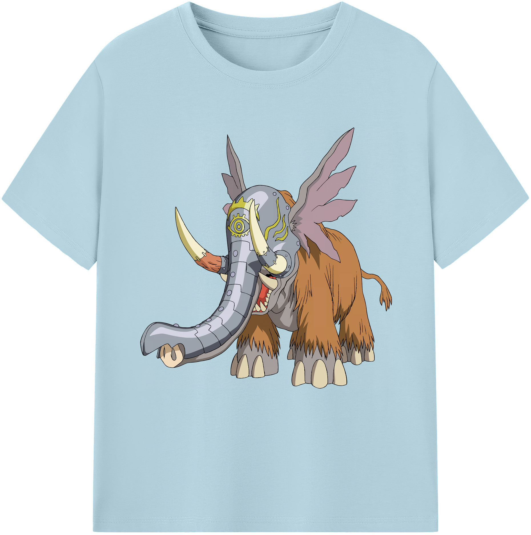 （画像用） Digimon デジタルモンスター/デジモン 綿100％半袖Tシャツ（フロントプリント）